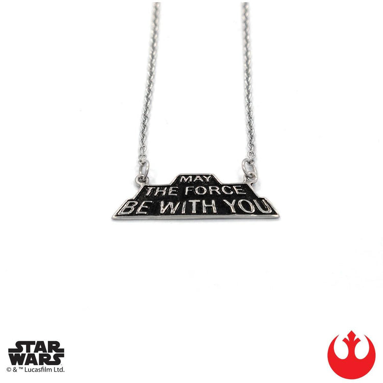 Han Cholo MAY THE FORCE BE WITH YOU 16" HCSW17 Silver.