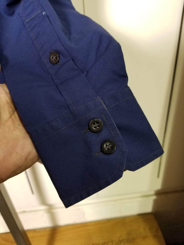 G-Star Raw Men's Right Shirt Long Sleeve in Ballpen Blue.
