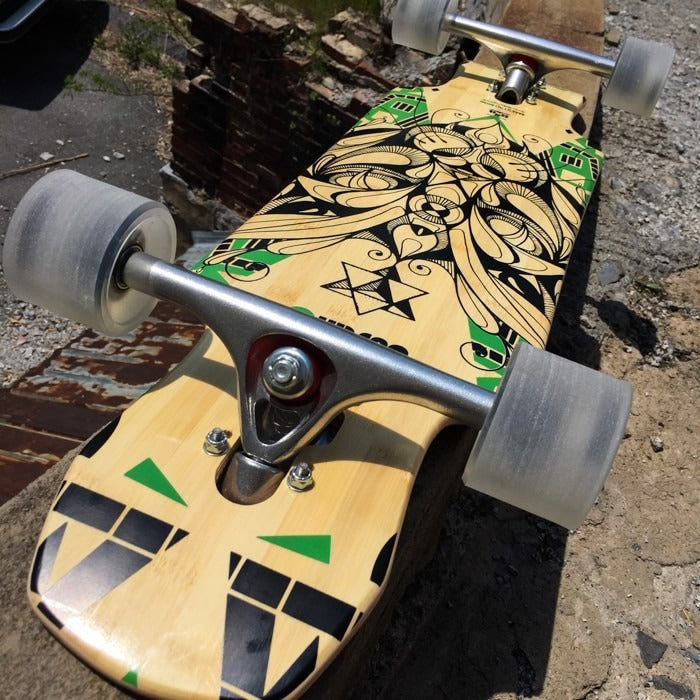 Bustin Boards Maestro Mini Bamboo Hybrid C5MM34BB Complete.