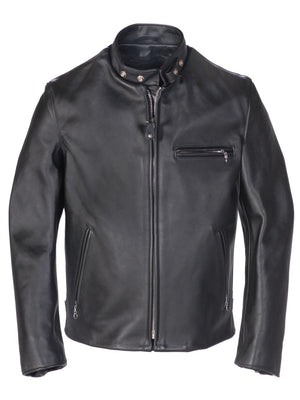 Schott NYC Single Rider Steerhide Leather Motorcycle Jacket Black 641 BLK.