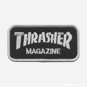 THRASHER Magazine Patch SILVER/BLACK 3130012.
