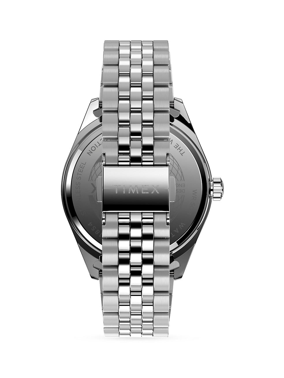 Timex Men's Waterbury Legacy Stainless Steel Watch Silver TW2V46100VQ.
