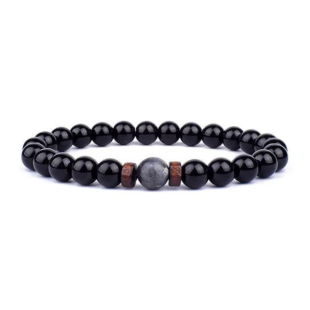 Lava Wooden Stone Bracelet for Men - APLAZE