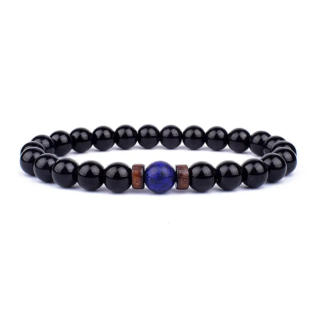 Lava Wooden Stone Bracelet for Men - APLAZE
