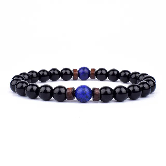 Lava Wooden Stone Bracelet for Men - APLAZE