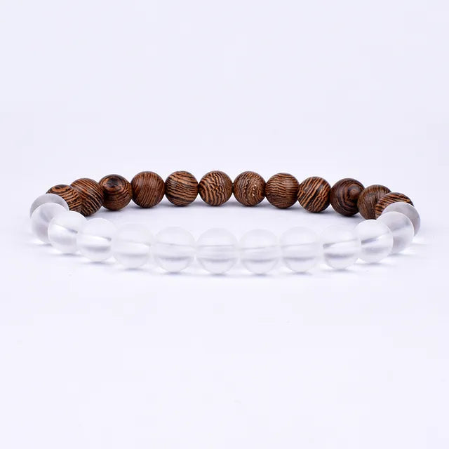 Lava Wooden Stone Bracelet for Men - APLAZE
